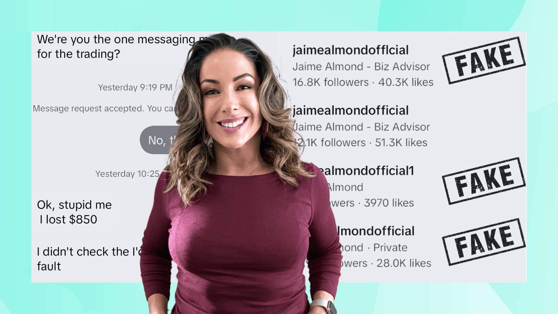 Scammers are pretending to be me on TikTok and winning