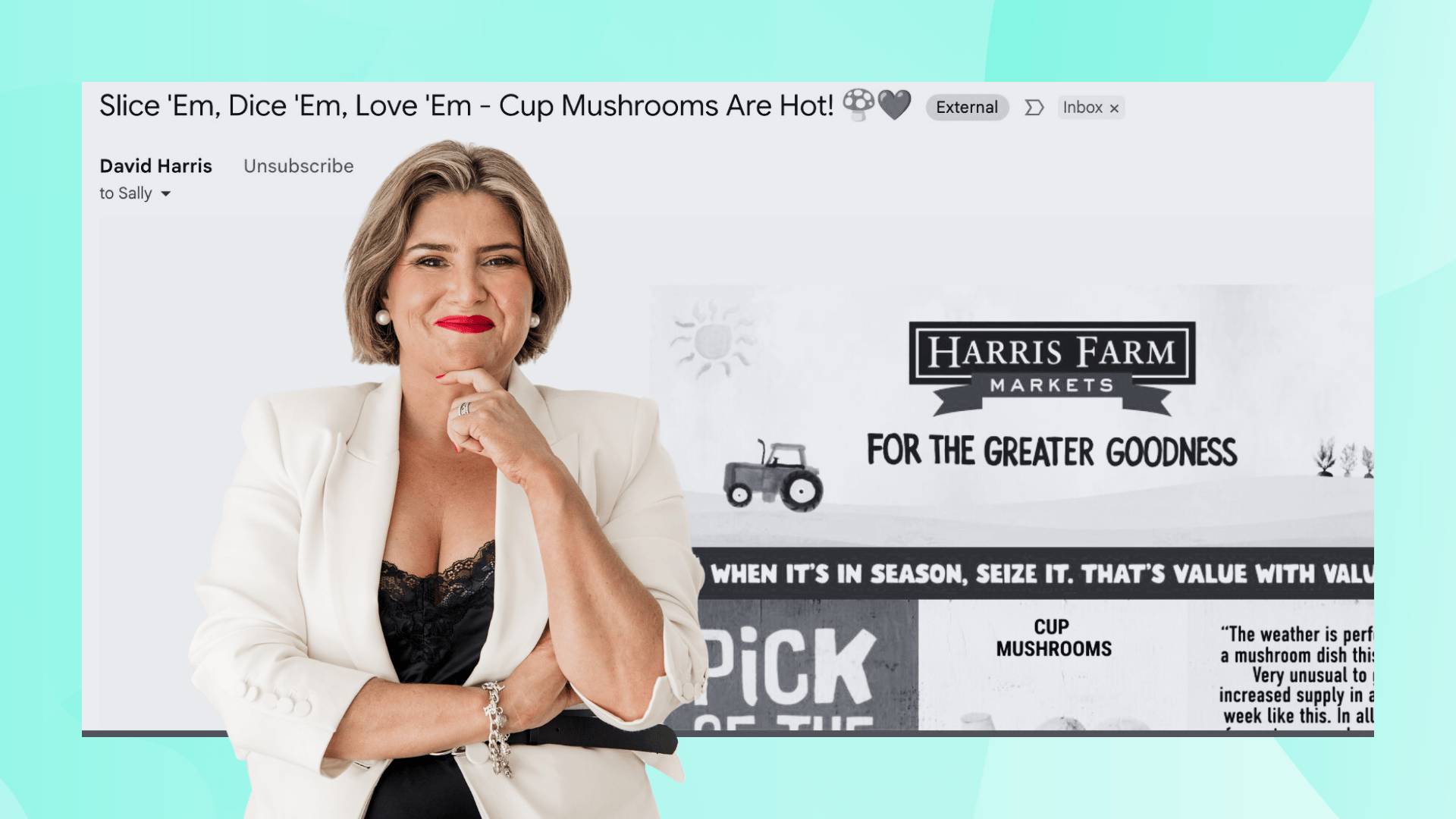 Sliced, diced… and poorly timed: Why Harris Farm’s mushroom email missed the mark