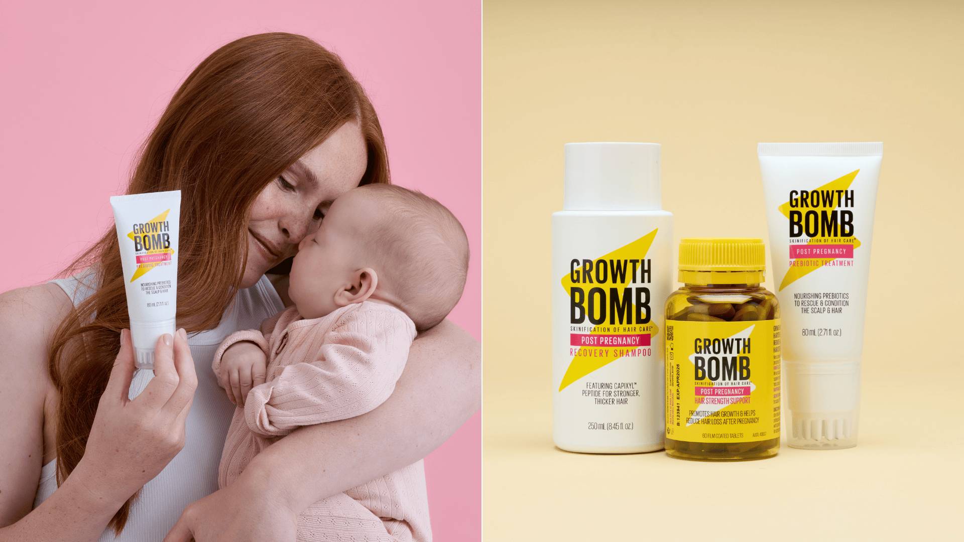 Growth Bomb targets postpartum hair loss in ‘world-first’ launch