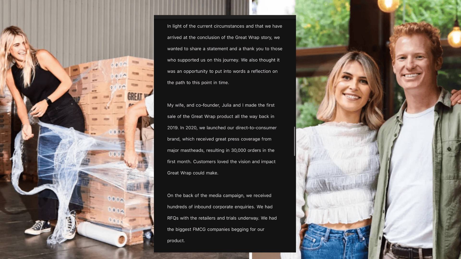 Sustainable packaging startup Great Wrap collapses under $39 million debt