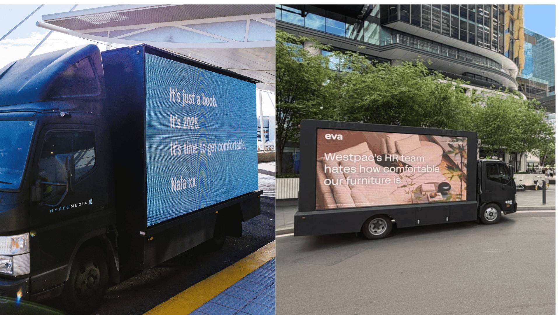 Aussie brands Eva and Nala aren’t afraid to take a stand — or a billboard — on national debates