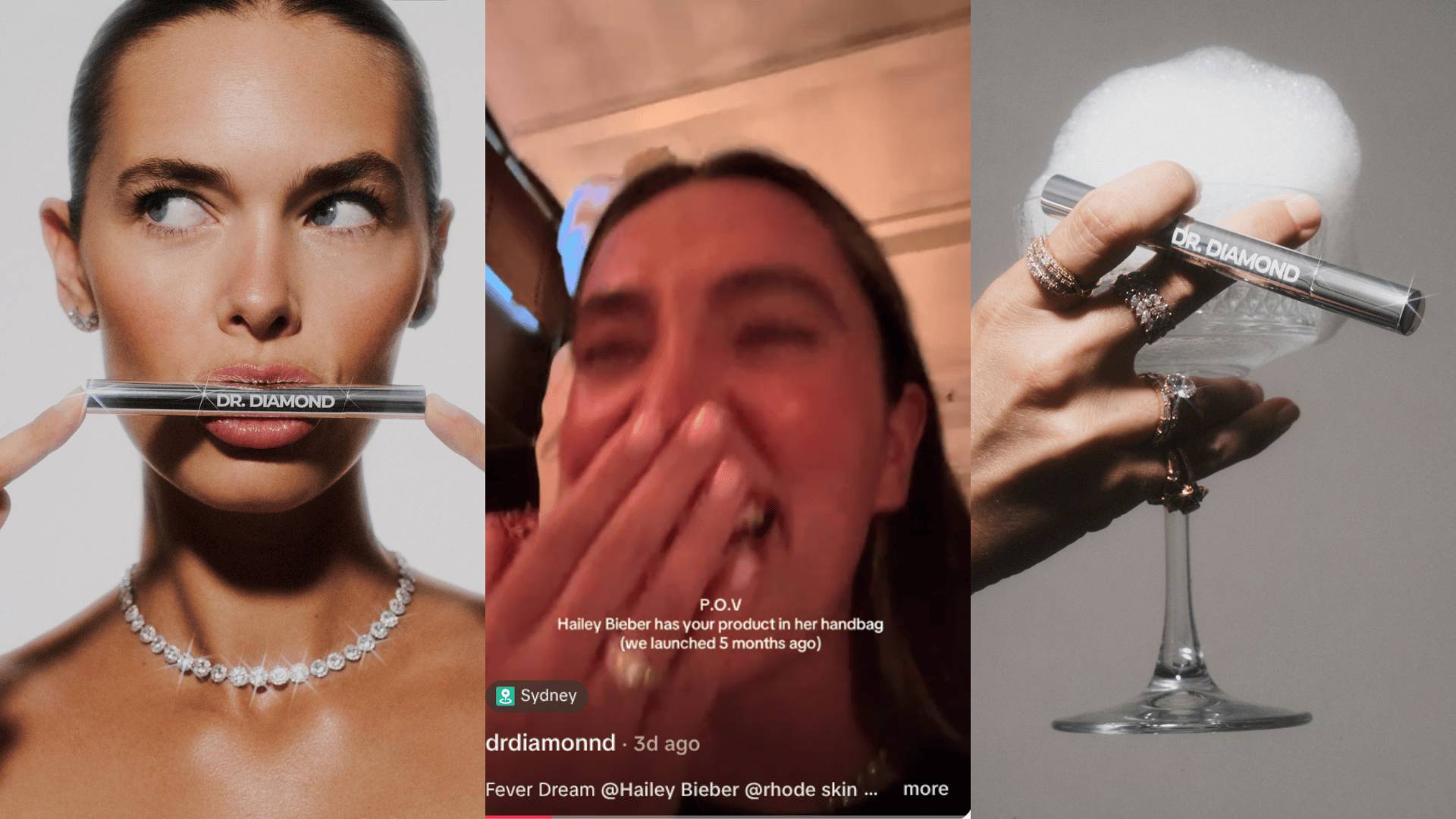 Aussie brand Dr Diamond goes viral after gifting jewellery pen to Rhode's Hailey Bieber