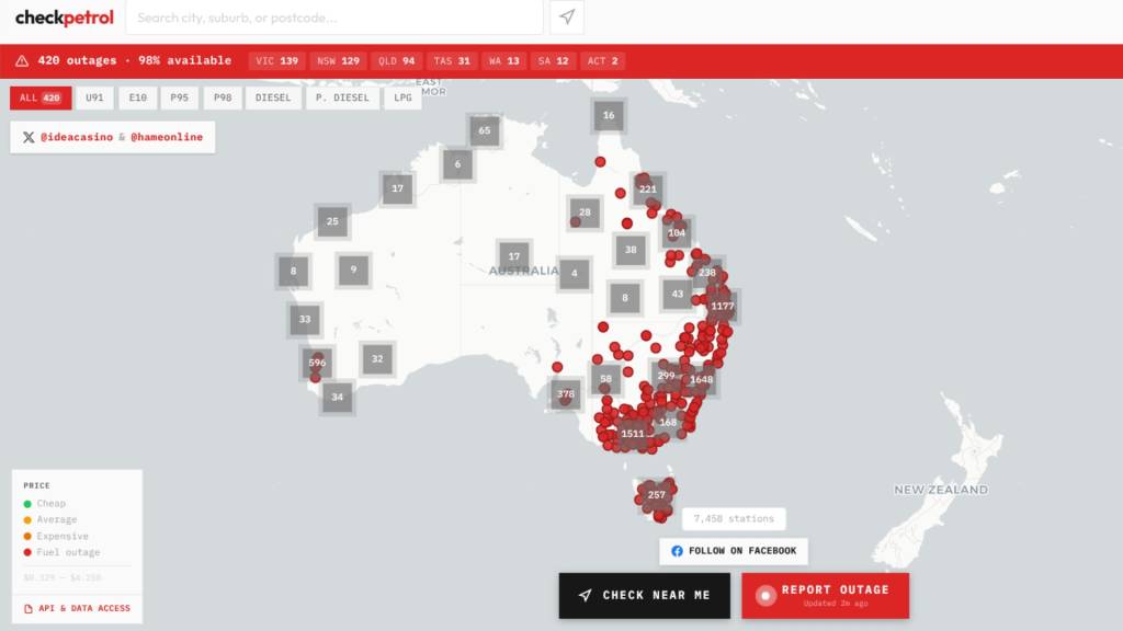 New fuel outage dashboard shows promise (and limits) of vibe-coding