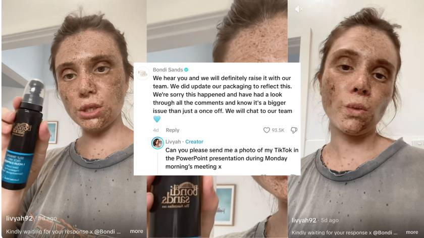 self-tanning mist bondi sands tiktok