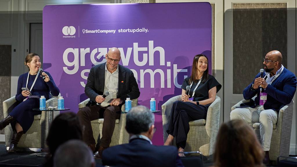 Mastercard the rise of agentic commerce panel at Growth Summit Sydney.
