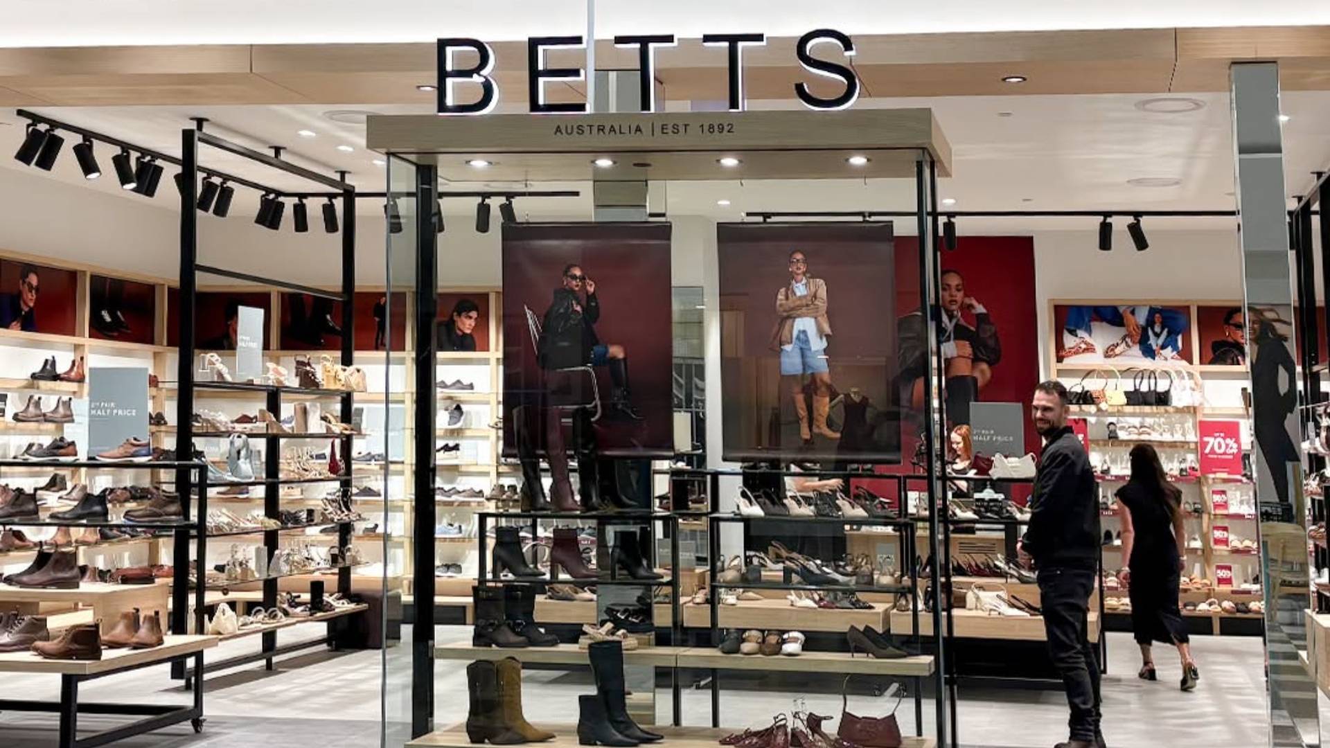 Shoe retailer Betts to close 20 stores after entering voluntary administration