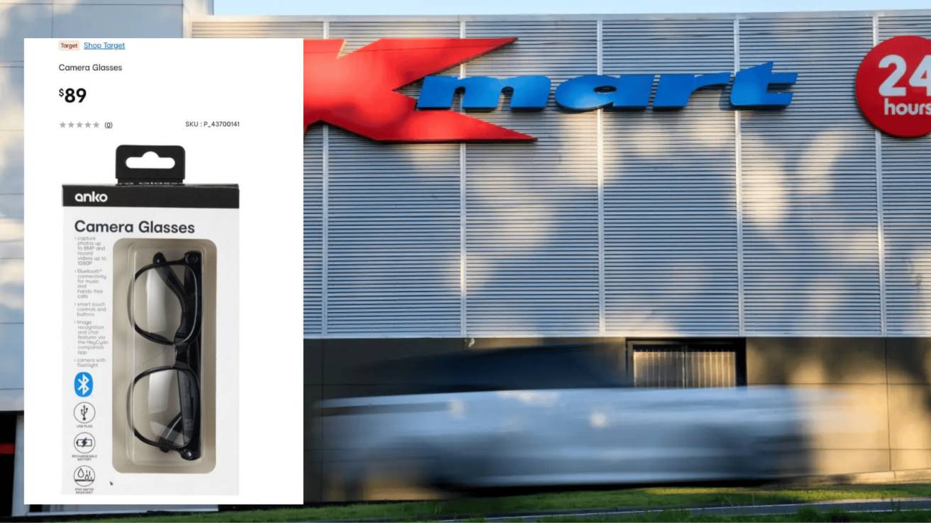 Kmart launches $89 Anko-branded smart glasses as wearable AI debate heats up