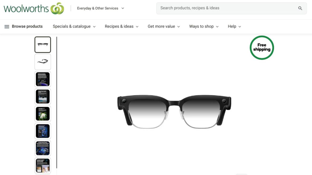 Woolworths, Kogan, Dick Smith marketplaces are also selling low-cost smart glass...