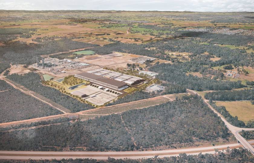 AirTrunk’s 540MW data centre at Kurri Kurri.