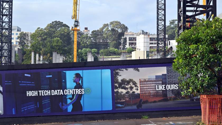 data centre construction site