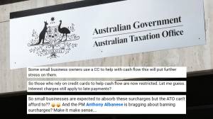 “Stuffing up our cashflow”: ATO slammed for turning off credit card tax payments